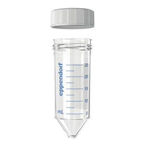 艾本德Eppendorf Conical Tubes 25 mL 帶螺旋蓋, 25 mL, 啟動套裝，4  個單離心管架，6  個轉子適配器，轉子孔可容納 50  mL 錐形管, PCR 潔凈級, 無